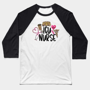 ICU Nurse Baseball T-Shirt